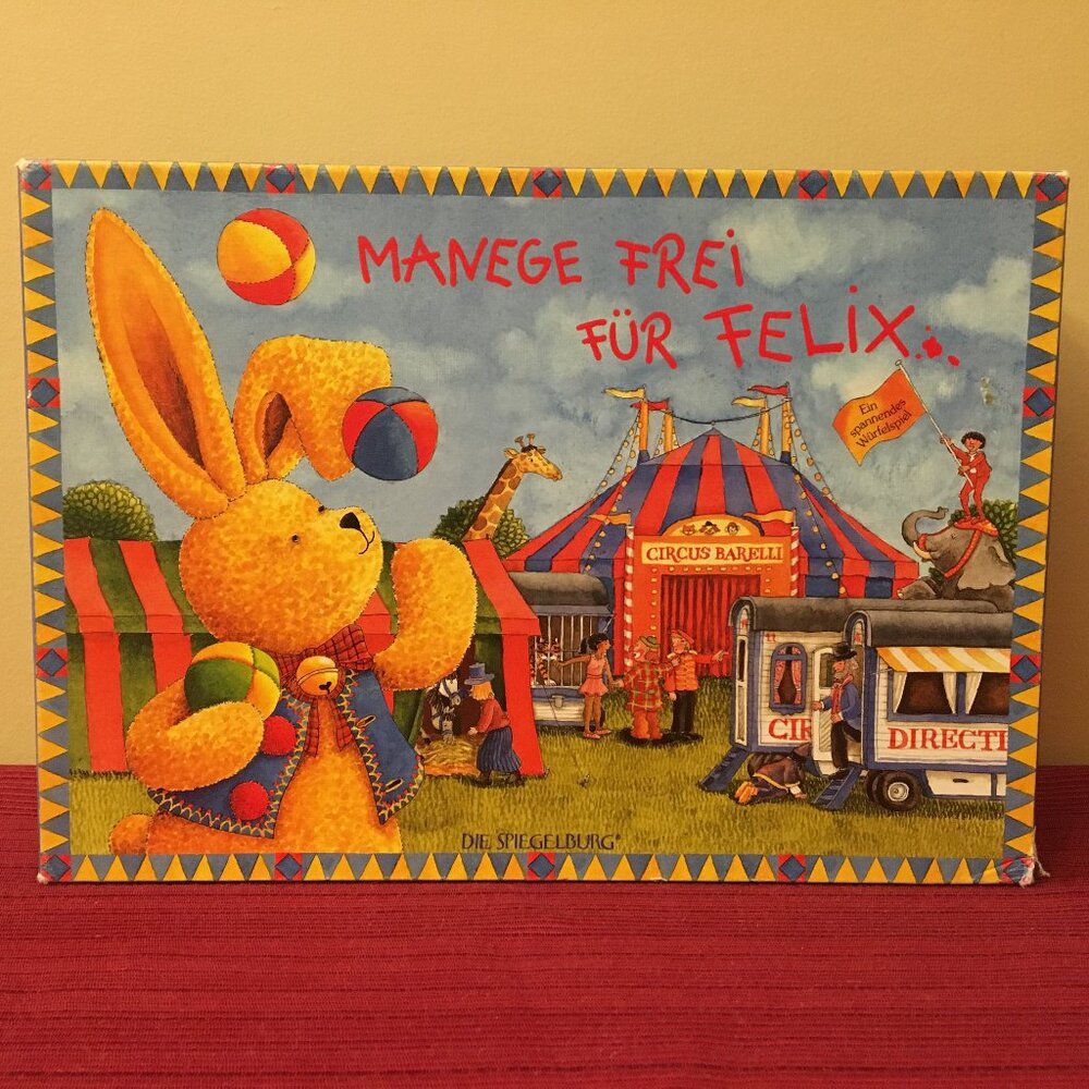 Manege frei für Felix / German Board Game for Die Spiegelburg's Felix The Hare